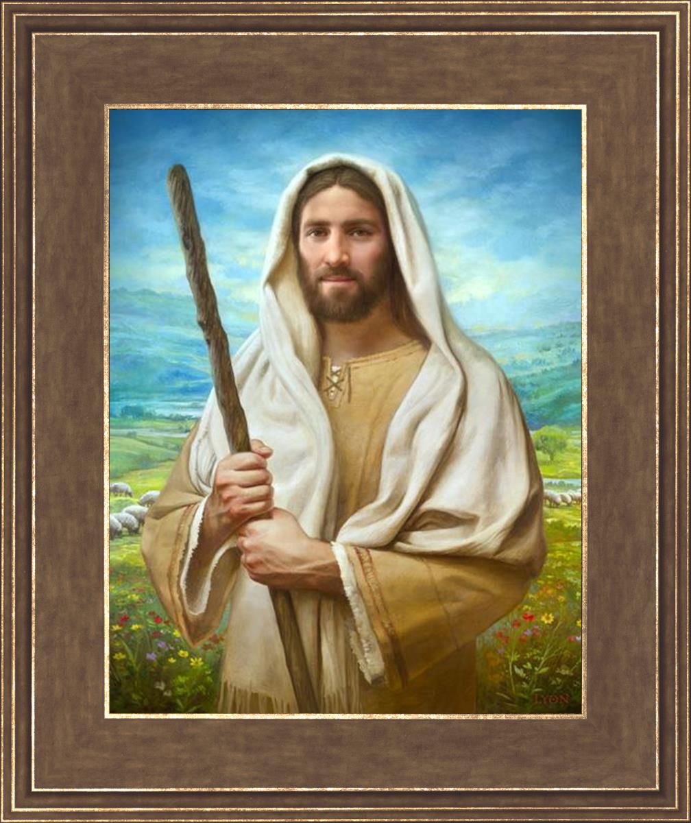 Feed My Sheep by Howard Lyon - Inspirational Christian Art Print for Home, Office & Church Decor - Perfect for Gifts & Spiritual Encouragement