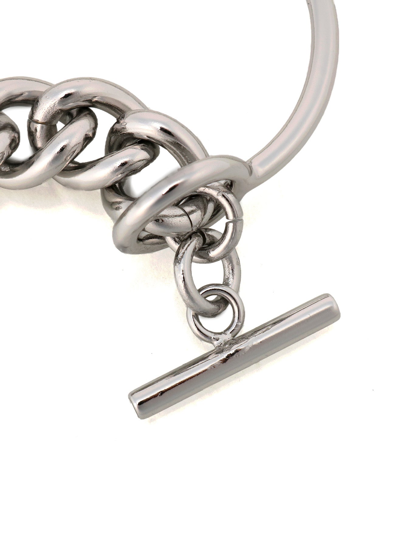 Stylish Brass Chain Bangle Bracelet for Women - Trendy Gold Jewelry Accessory for Casual, Party & Everyday Wear