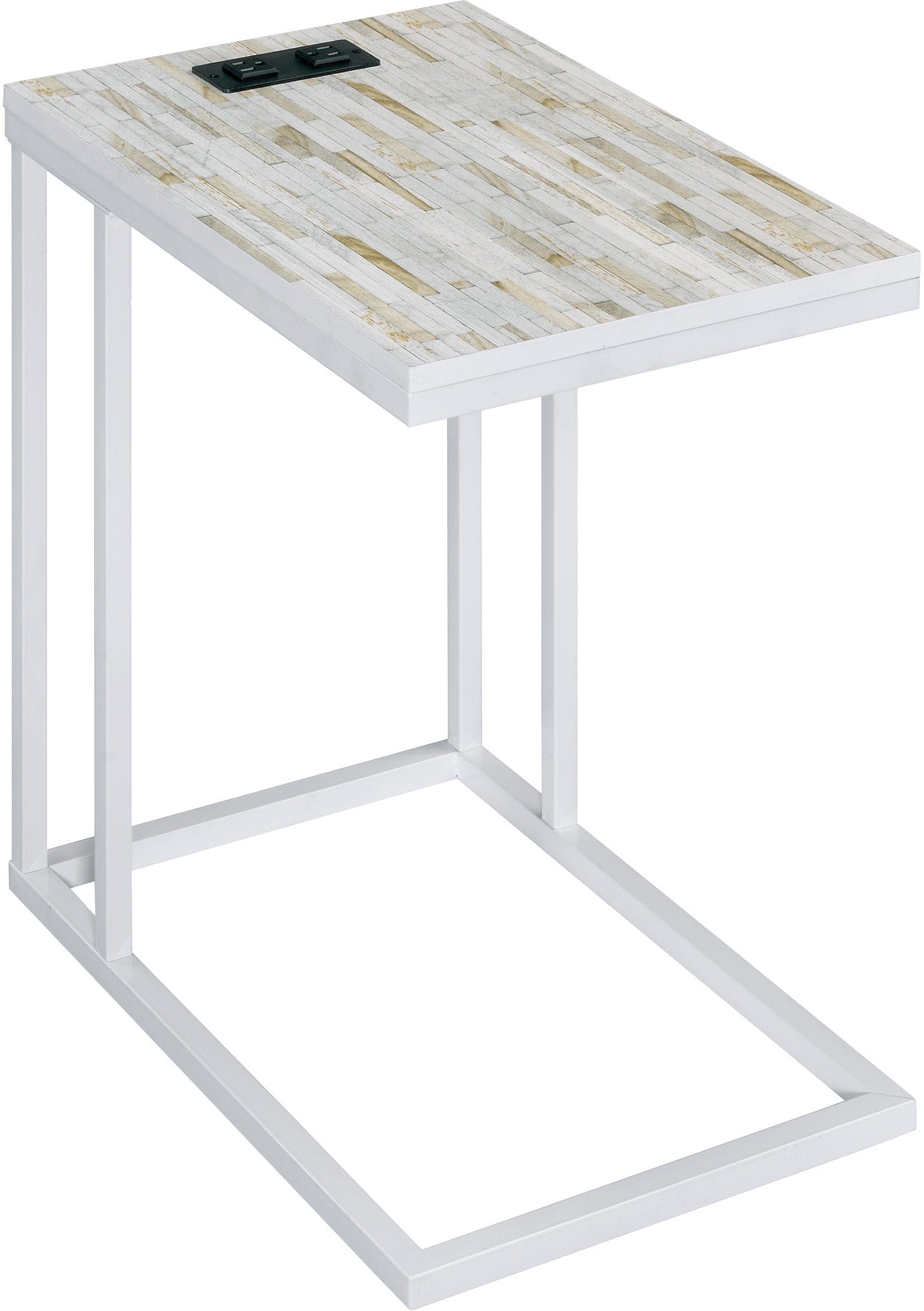 Office Star Norwich C Table - Adjustable Side Table for Office, Living Room & Bedroom - Compact & Durable Design for Laptops, Drinks & Books