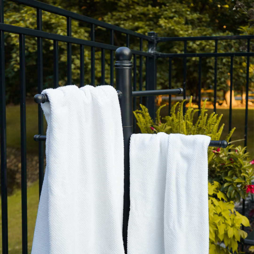 Stainless Steel Wall Mounted Cast Towel Rack - Rustproof Bathroom Organizer for Kitchen, Spa & Laundry Room Decor