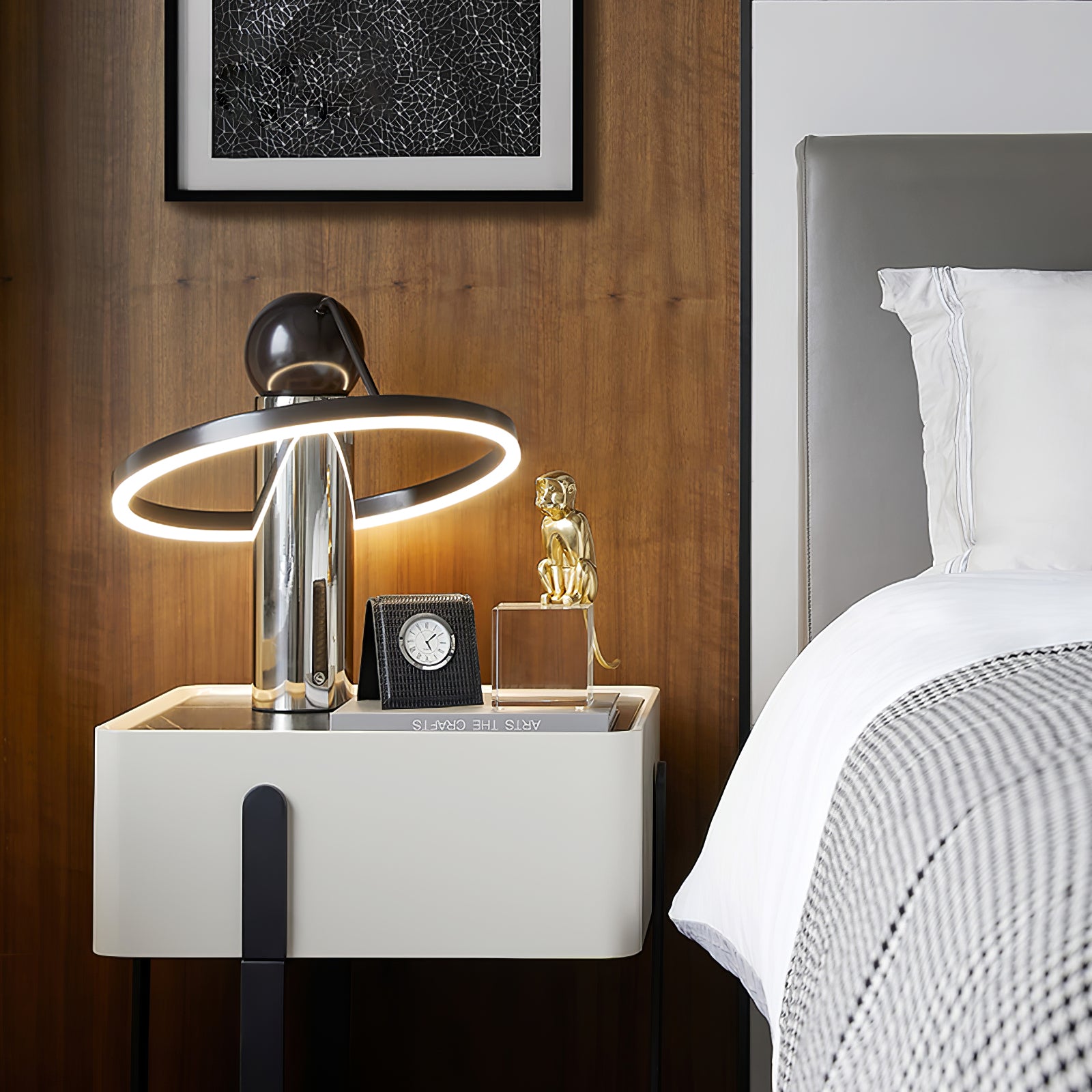Modern LED Table Lamp with Touch Control - Adjustable Brightness for Bedroom, Living Room & Office - Warm White & Cool White Light Modes - Energy Efficient Desk Lamp for Reading, Working & Relaxing