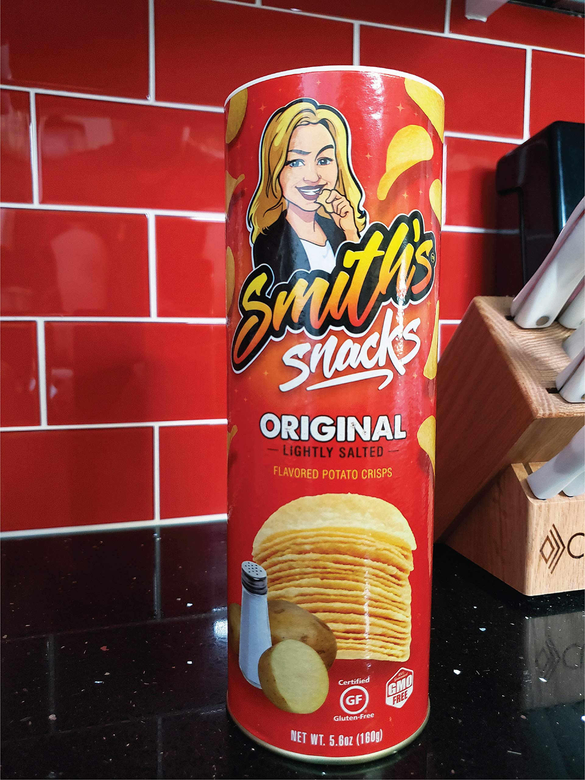 Smith's Snacks Potato Chip Snake Prank Can - Hilarious Fake Snake Surprise Gift for Teens & Adults (Ages 14+) - Perfect for April Fools' Day, Halloween Pranks & Office Jokes