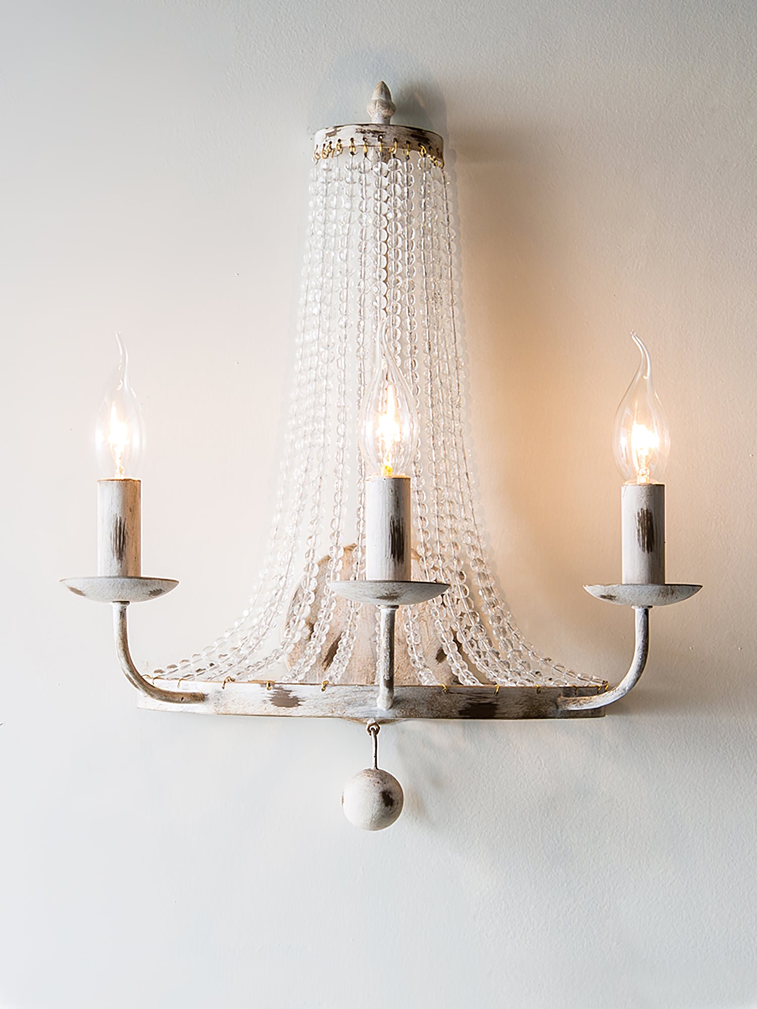 Elegant Basket Crystal Wall Lamp - Modern Home Decor for Living Room, Bedroom & Hallway Lighting