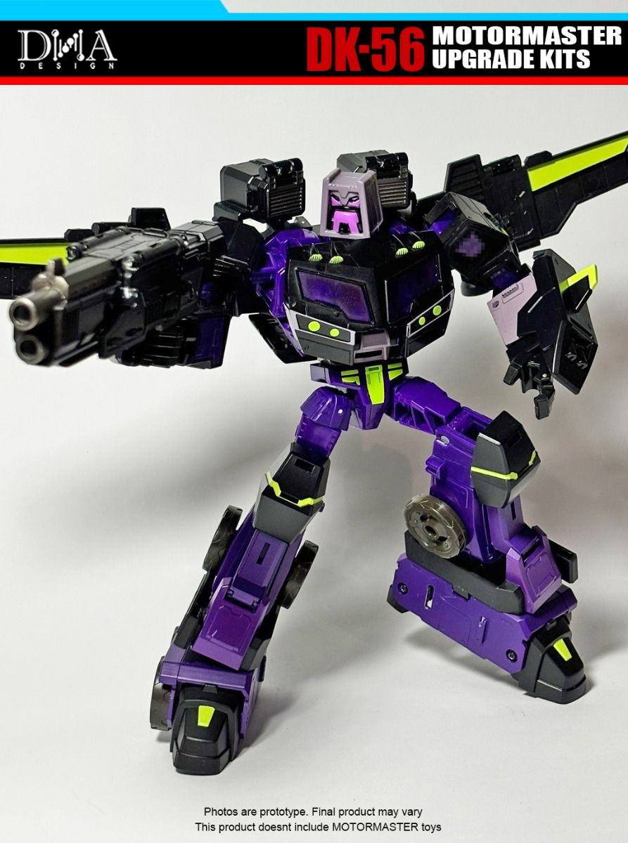 DNA Design DK 56 Upgrade Kit for Transformers Animated Universe Motormaster - Perfect for Collectors & Custom Figure Display