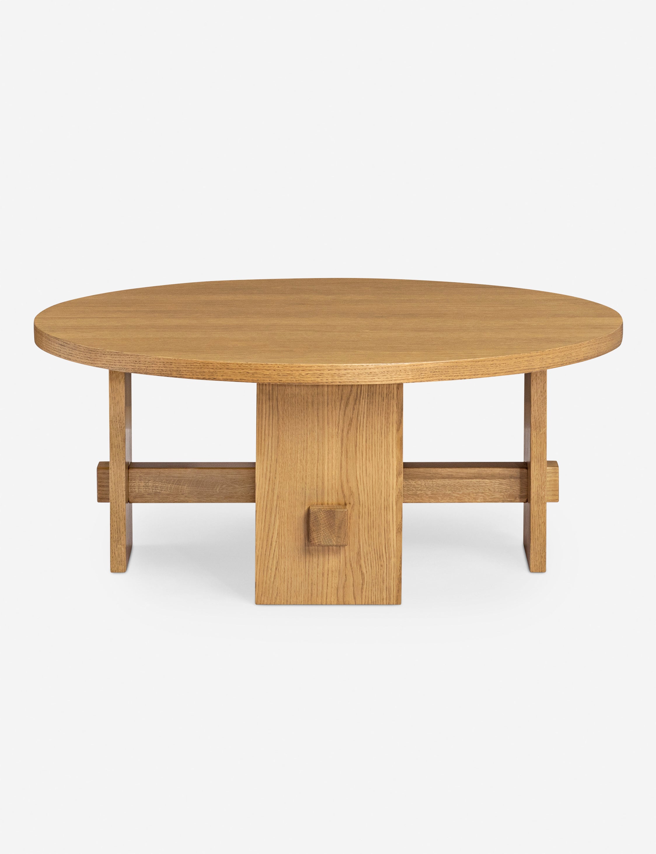 Modern Campos Round Coffee Table - Stylish & Durable Living Room Centerpiece for Home Decor | Perfect for Small Spaces, Apartments & Cozy Gatherings