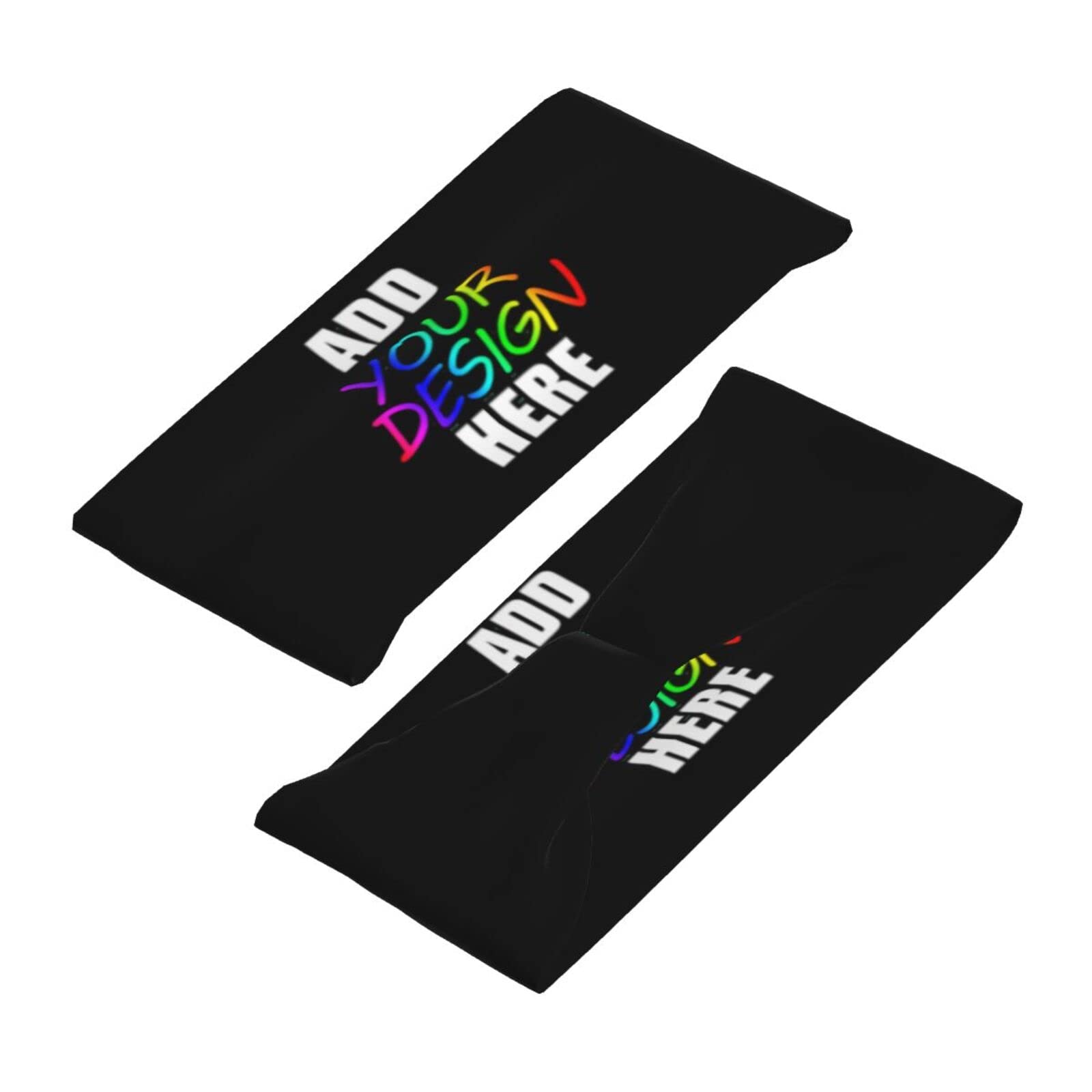 Custom Personalized Workout Sweatbands for Men & Women - Moisture Wicking Stretchy Sport Headbands & Bandanas for Gym, Yoga, Running, Basketball & Cycling - Perfect for Active Lifestyles & Outdoor Sports