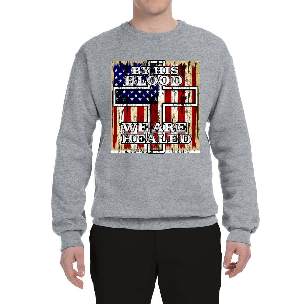 Inspirational Christian Graphic Sweatshirt - Wild Bobby Design for Worship & Daily Wear