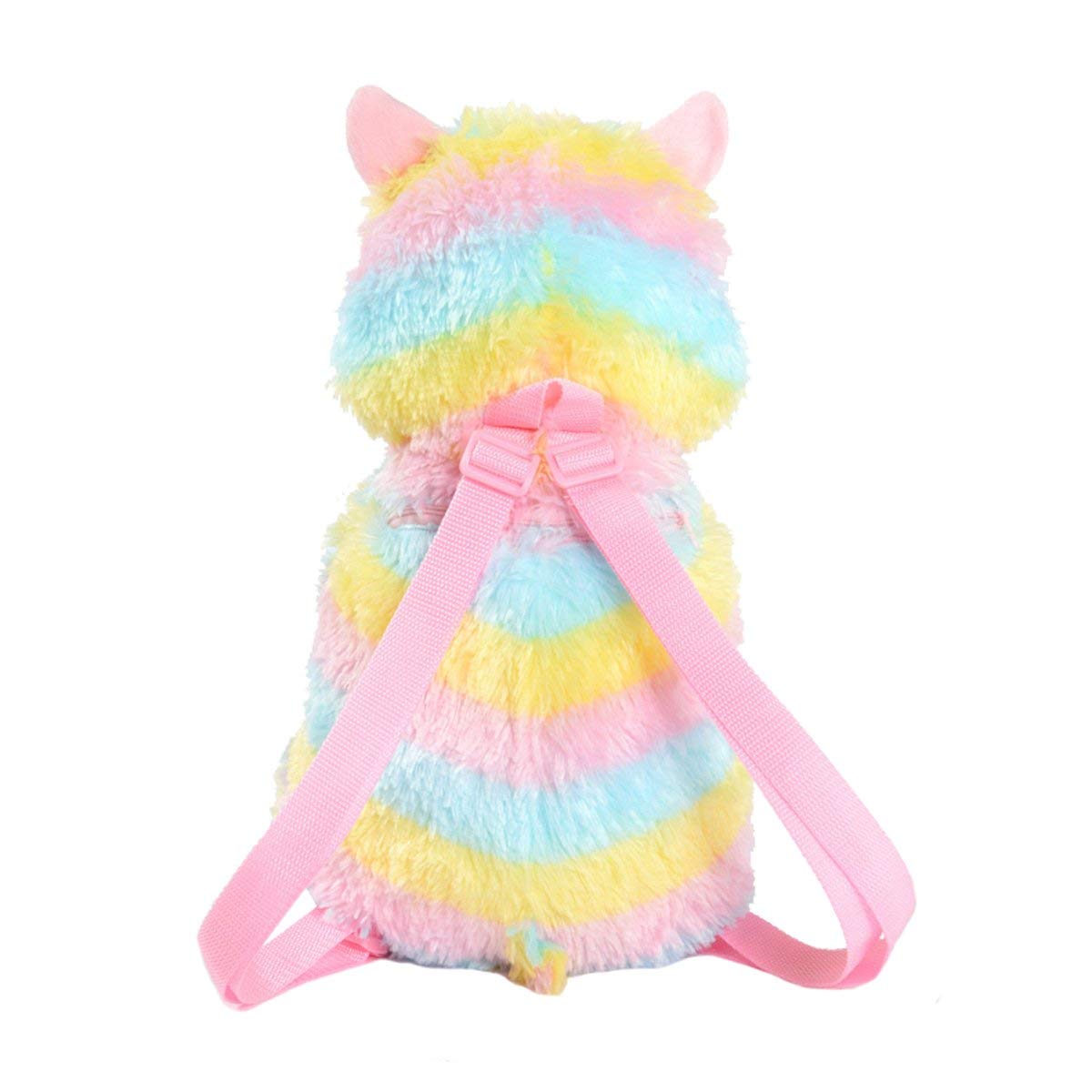 LANFIRE Cute Cartoon Animal Backpack - Hamster, Squirrel, Rainbow Sheep & Panda Design - Lightweight Shoulder Bag for Kids, Teens & Adults - Perfect for School, Travel & Outdoor Adventures