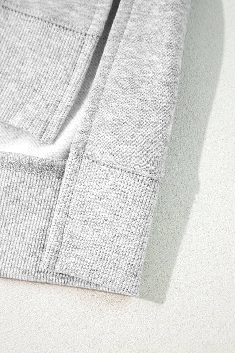 Stylish Gray Drop Shoulder Pullover Sweater for Women - Cozy Oversized Knit Top for Casual Outfits & Layering in Fall & Winter