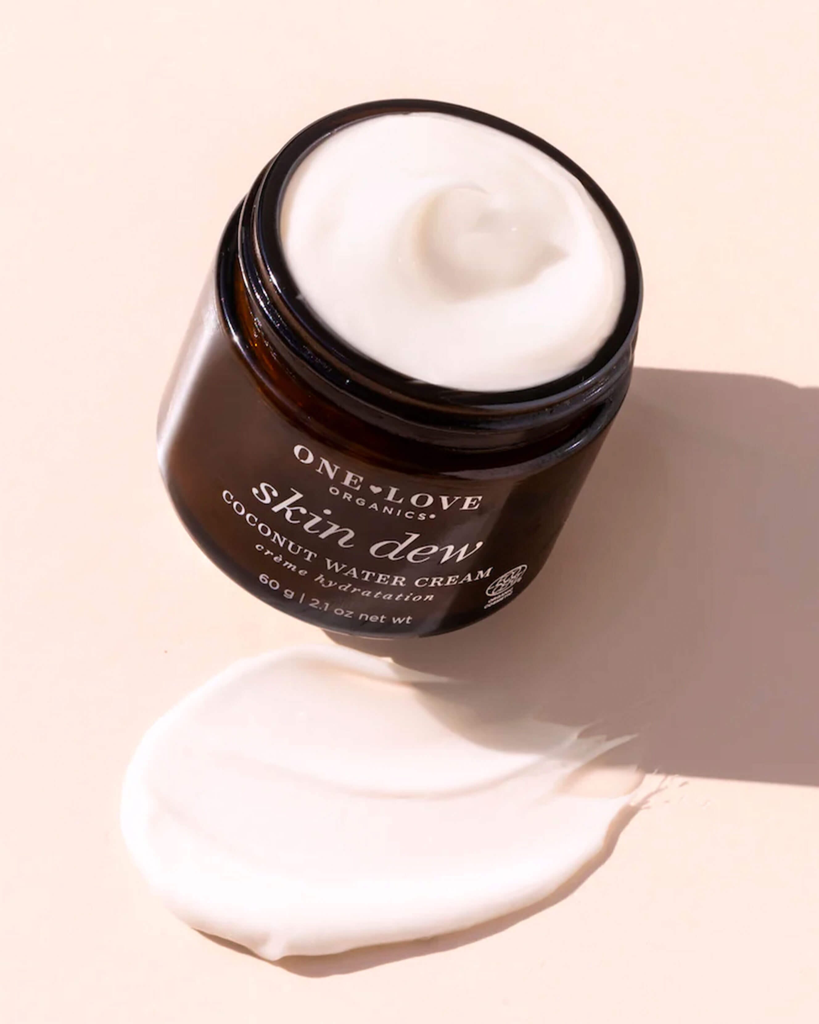 Hydrating Skin Dew Coconut Water Cream - Moisturizing Face Cream for Dry & Sensitive Skin | Day & Night Use for Glowing Complexion