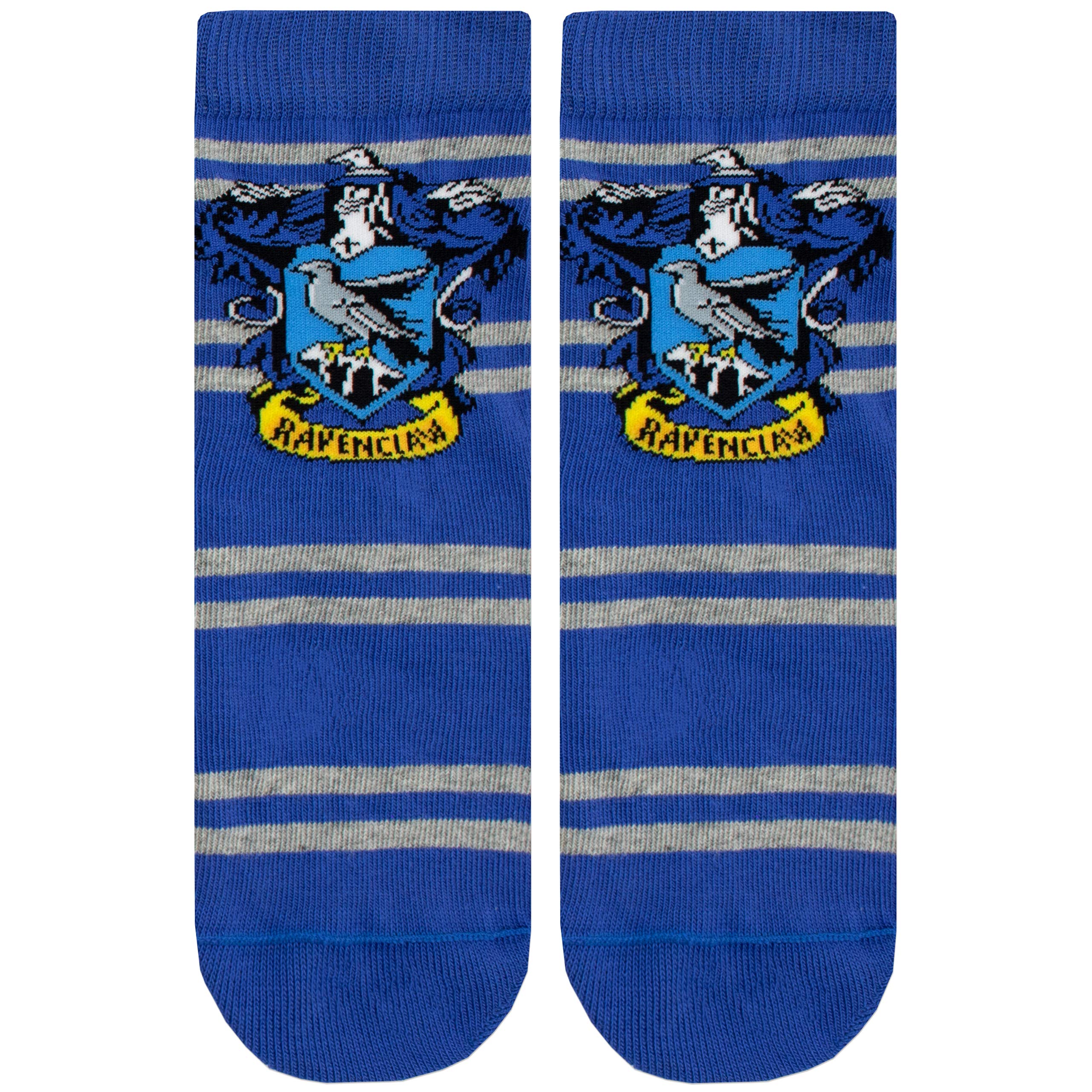 Harry Potter Socks 4-Pack - Hufflepuff, Ravenclaw, Slytherin & Gryffindor House Socks for Women & Men | Cozy Novelty Crew Socks for Gifts, Cosplay & Harry Potter Fans