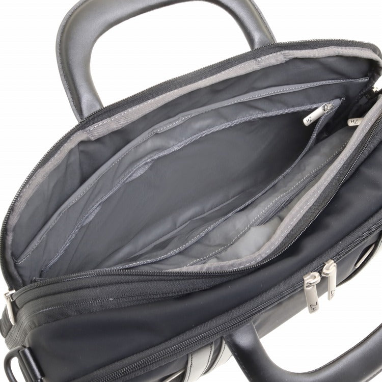 Zero Halliburton Journal Collection Expandable Briefcase 81004 - Premium Leather Business Bag for Professionals | Perfect for Office, Travel & Executive Meetings