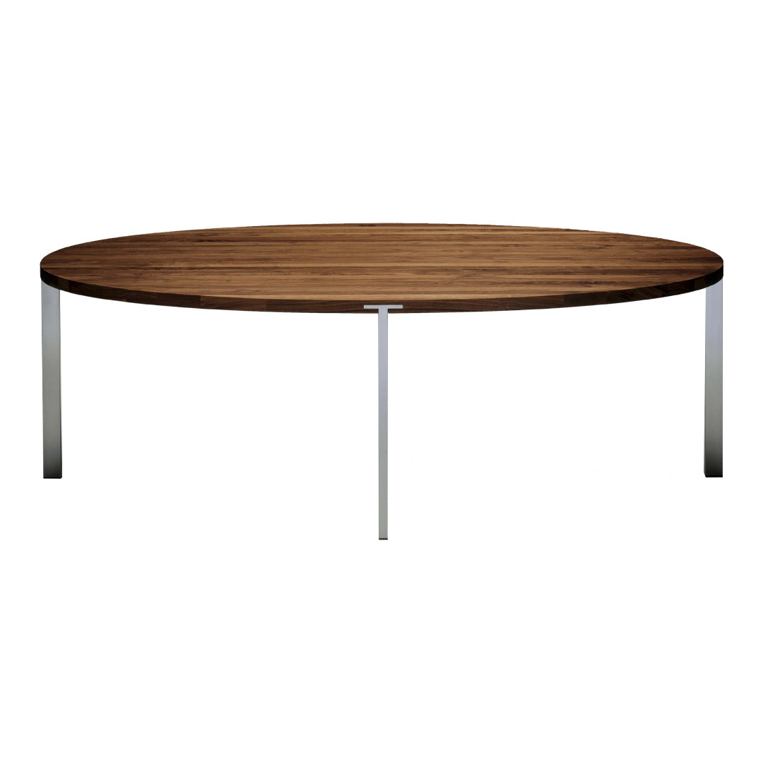 GM2100 Oval Dining Table - Modern Fixed Base Design for Kitchen, Dining Room & Small Spaces | Perfect for Family Meals & Entertaining Guests