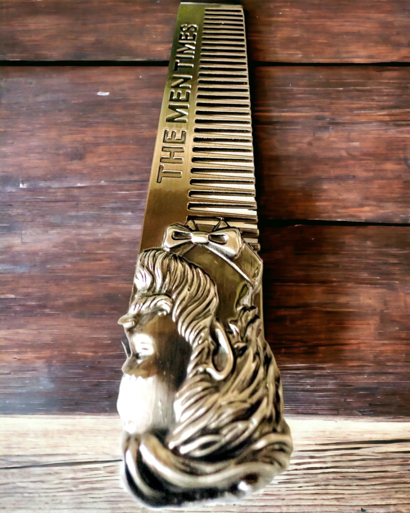 GroomMaster Premium Metal Comb with Personalized Engraving - Elegant Hair Styling Tool for Men & Women | Perfect Gift for Weddings, Salons, and Special Occasions