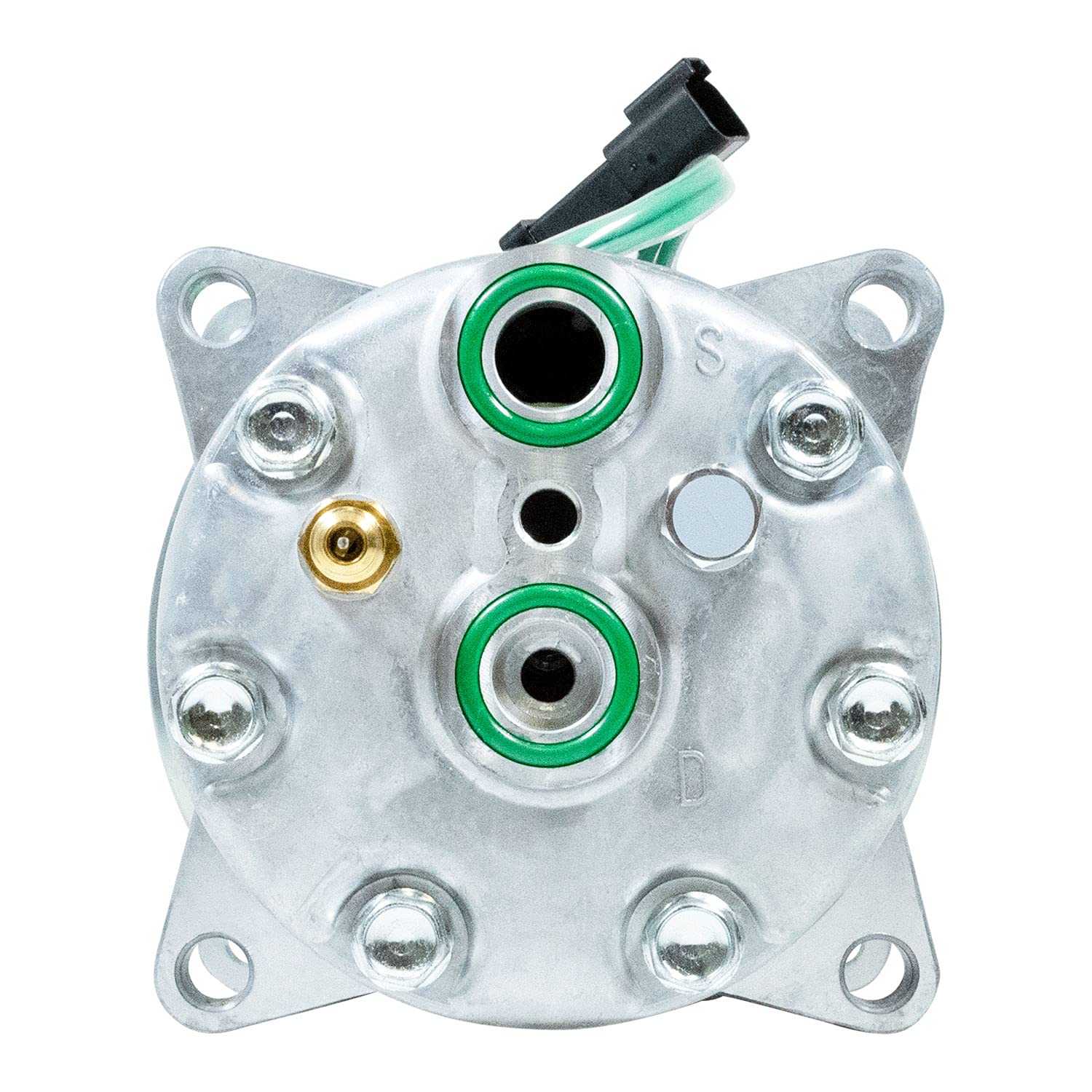 New A/C Compressor for Caterpillar Loader 980H - OEM Replacement Part 3E1906 - Heavy Duty Cooling for Construction Equipment