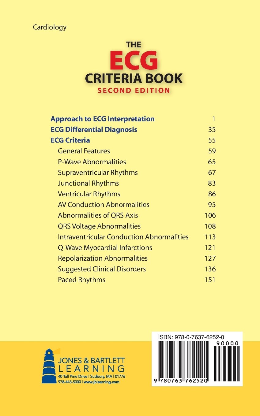 The ECG Criteria Book: Essential Guide for Medical Professionals - Perfect for Cardiology Study, Diagnosis & Clinical Practice