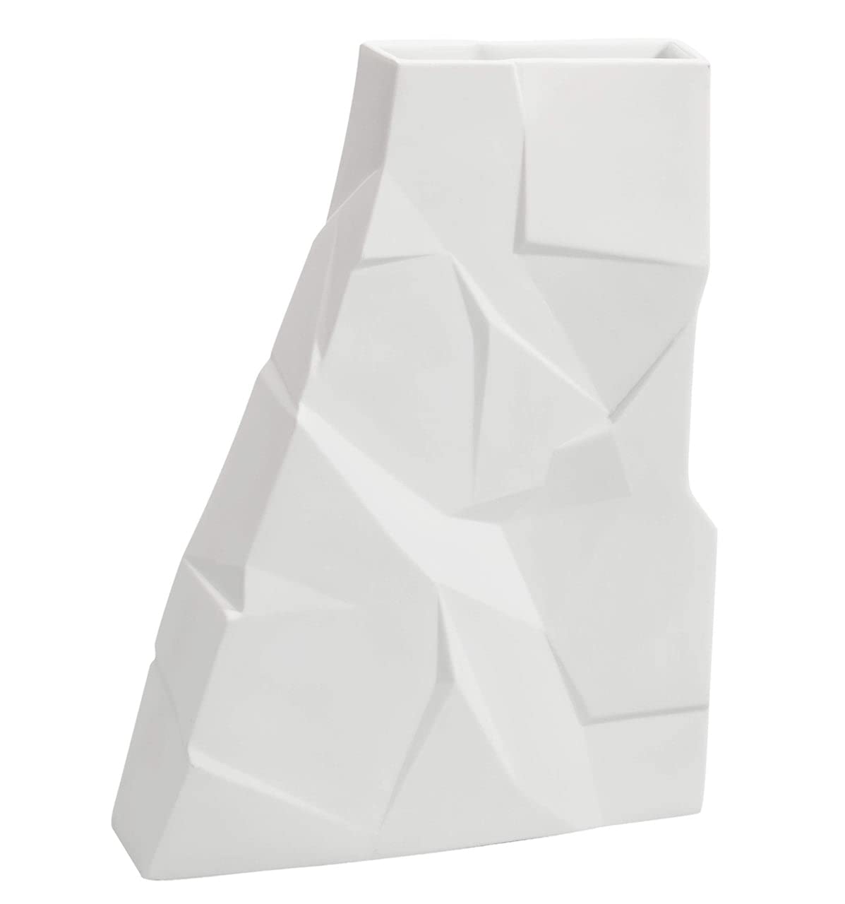 Vista Alegre Porcelain Matrix Tall Thin Vase - Elegant Home Decor for Living Room, Dining Table & Wedding Centerpieces