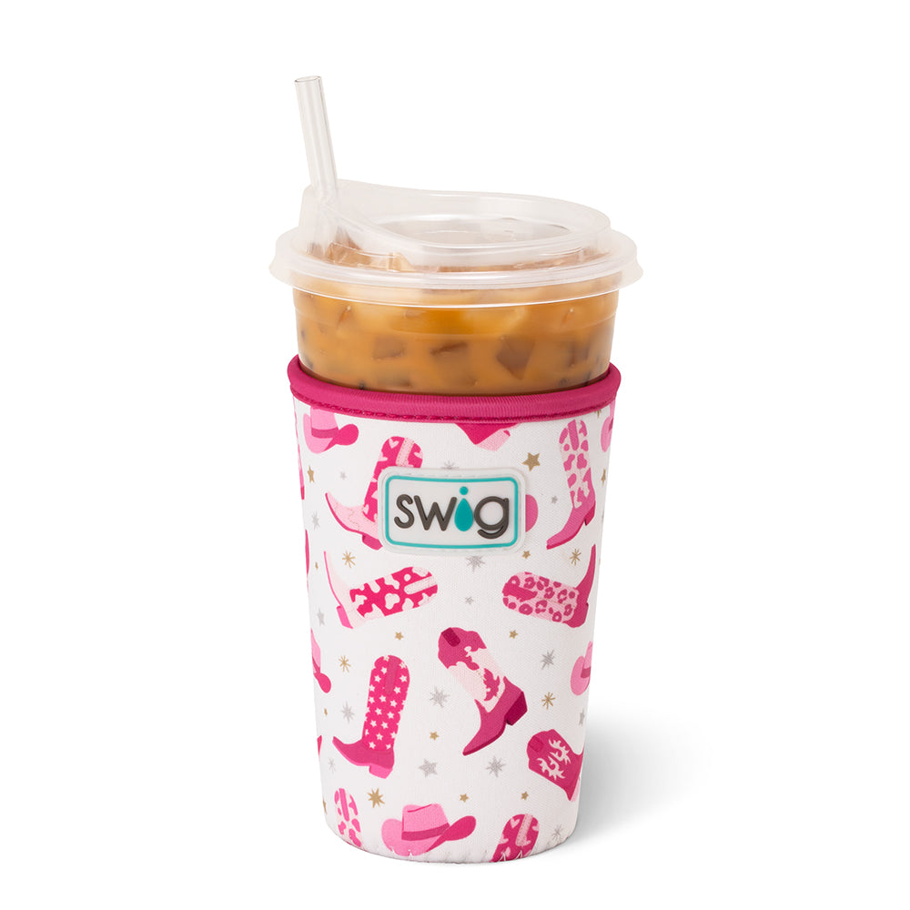 Let's Go Girls Medium Iced Cup Coolie - Insulated Sleeve for Cold Drinks, Perfect for Coffee, Iced Tea & Smoothies - Great for Parties, Picnics & Office Use