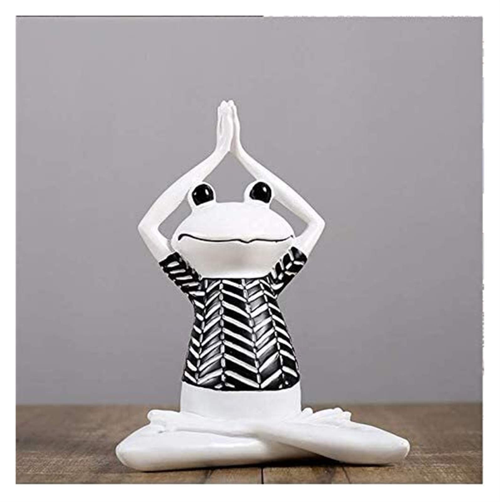 UMKY Yoga Frog Statue - Handcrafted Animal Sculpture for Home Decor, Living Room, Wine Cabinet & Bookcase | Unique Gift Idea for Yoga Lovers & Home Decoration