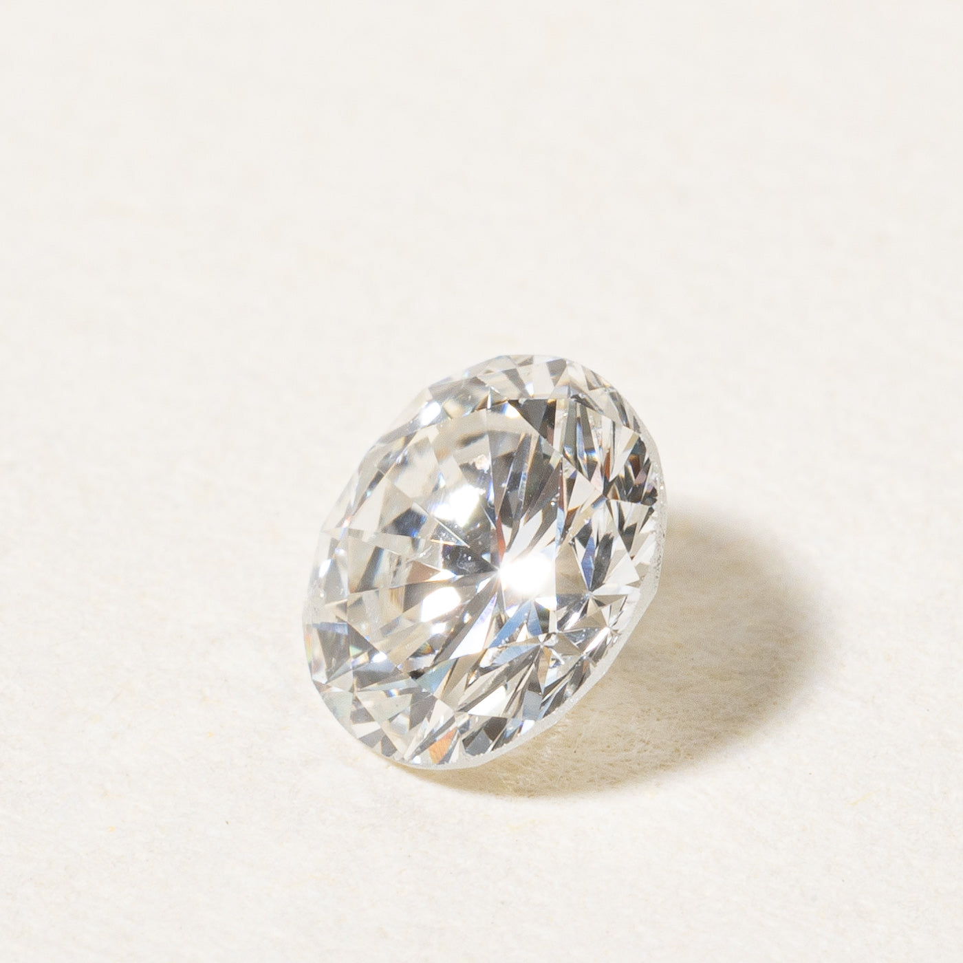 0.56ct Round Brilliant Cut Loose Diamond - SI1 Clarity, F/G Color | Perfect for Engagement Rings & Fine Jewelry Making
