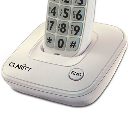 Clarity D704 Cordless Phone for Moderate Hearing Loss - Expandable with 2 D704HS Handsets | Clear Sound Amplification for Home & Office Use