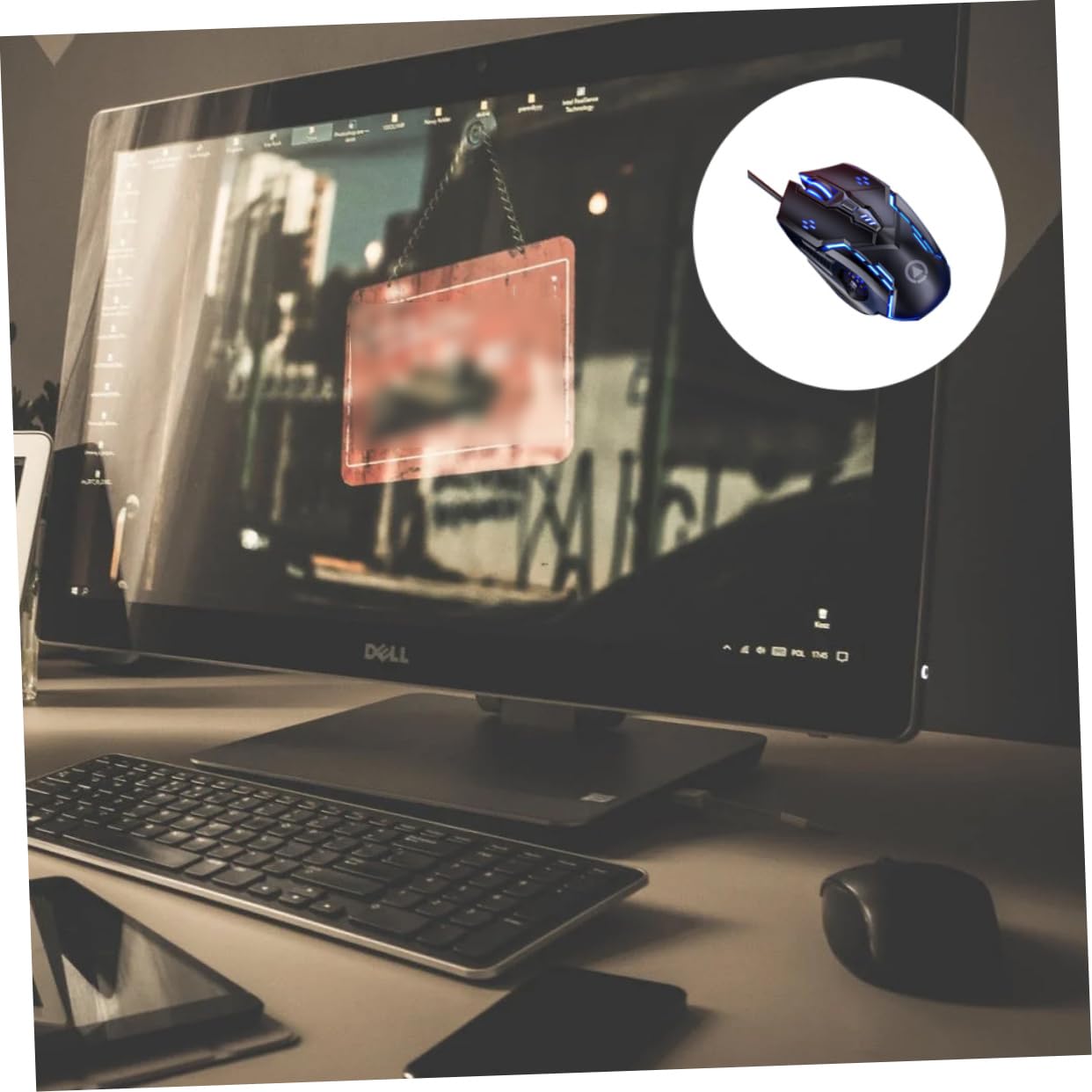 Uonlytech High Precision Wired Gaming Mouse - 6 Programmable Buttons, Silent Click, Ergonomic Design for PC, Laptop, Mac | Perfect for Gaming, Office Work & Graphic Design (Black)
