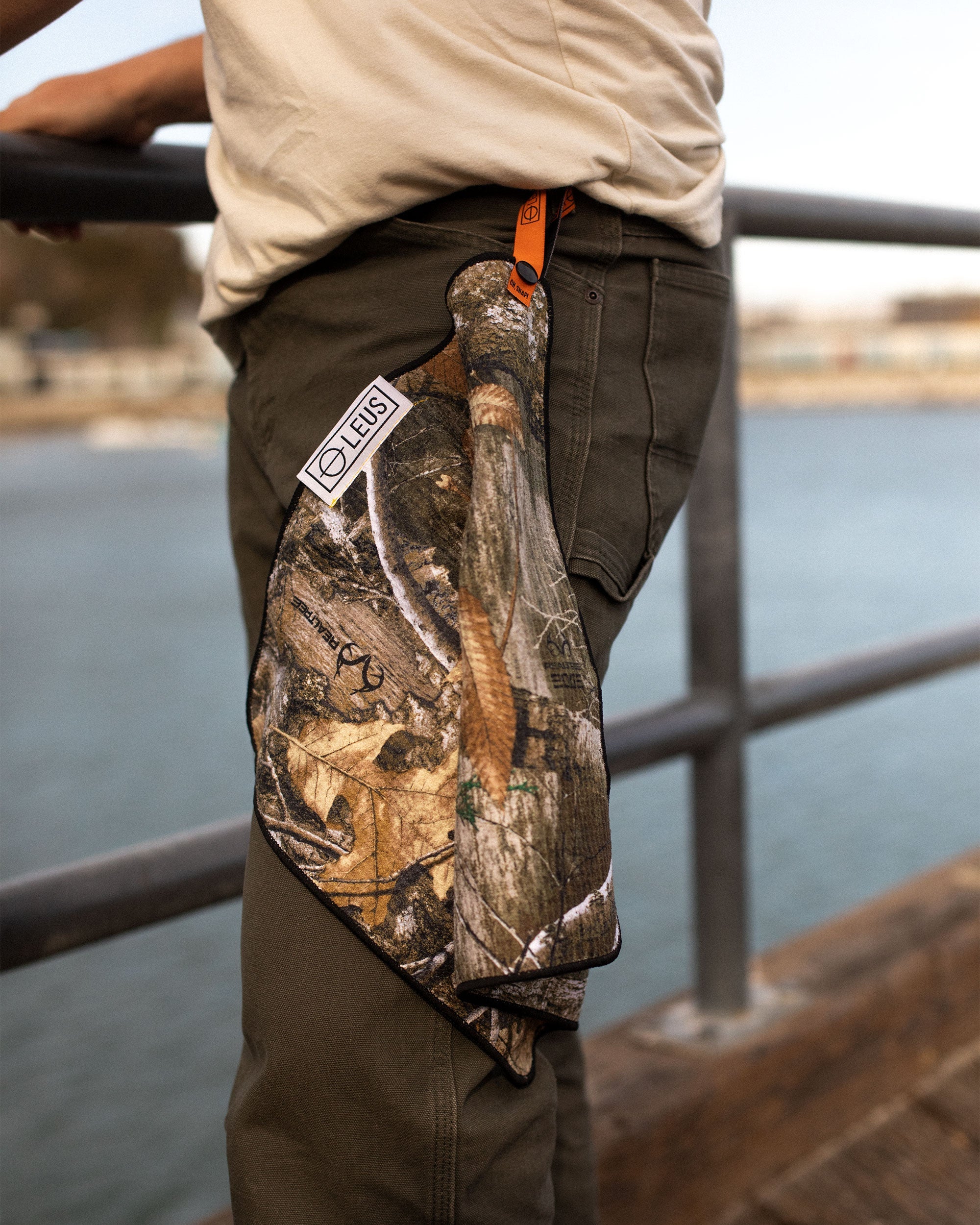 Realtree Camo Fishing ECO Towel - Quick Dry, Absorbent & Lightweight for Outdoor Fishing, Camping, and Hiking Adventures