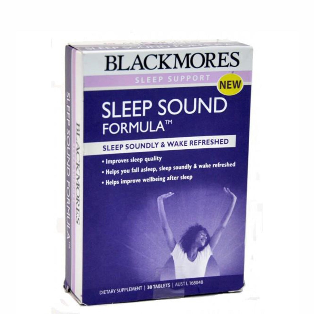 Blackmores Sleep Sound Formula – Natural Sleep Aid for Better Rest & Relaxation – Perfect for Stress Relief & Insomnia Support