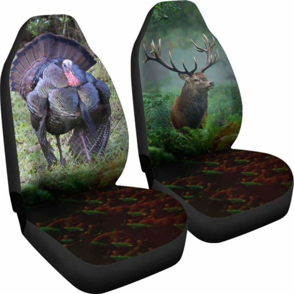 Premium Turkey & Deer Hunting Car Seat Cover - Waterproof, Durable & Easy to Clean - Perfect for Hunting Trips & Outdoor Adventures