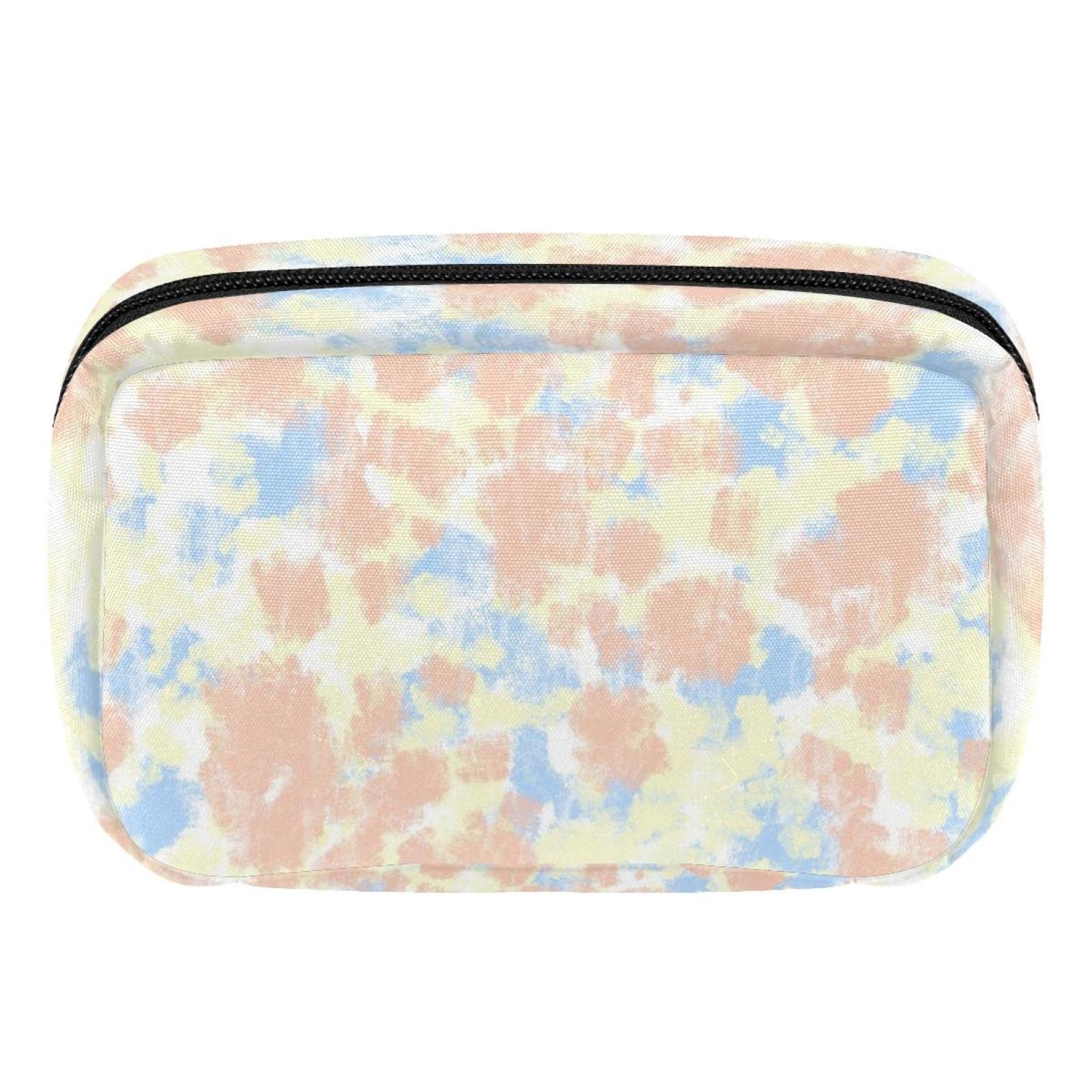 Gradient Graffiti Makeup Bag Organizer for Women & Girls - Large Travel Toiletry Pouch for Cosmetics, Brushes & Essentials - Perfect for Vacation, Gym & Daily Use
