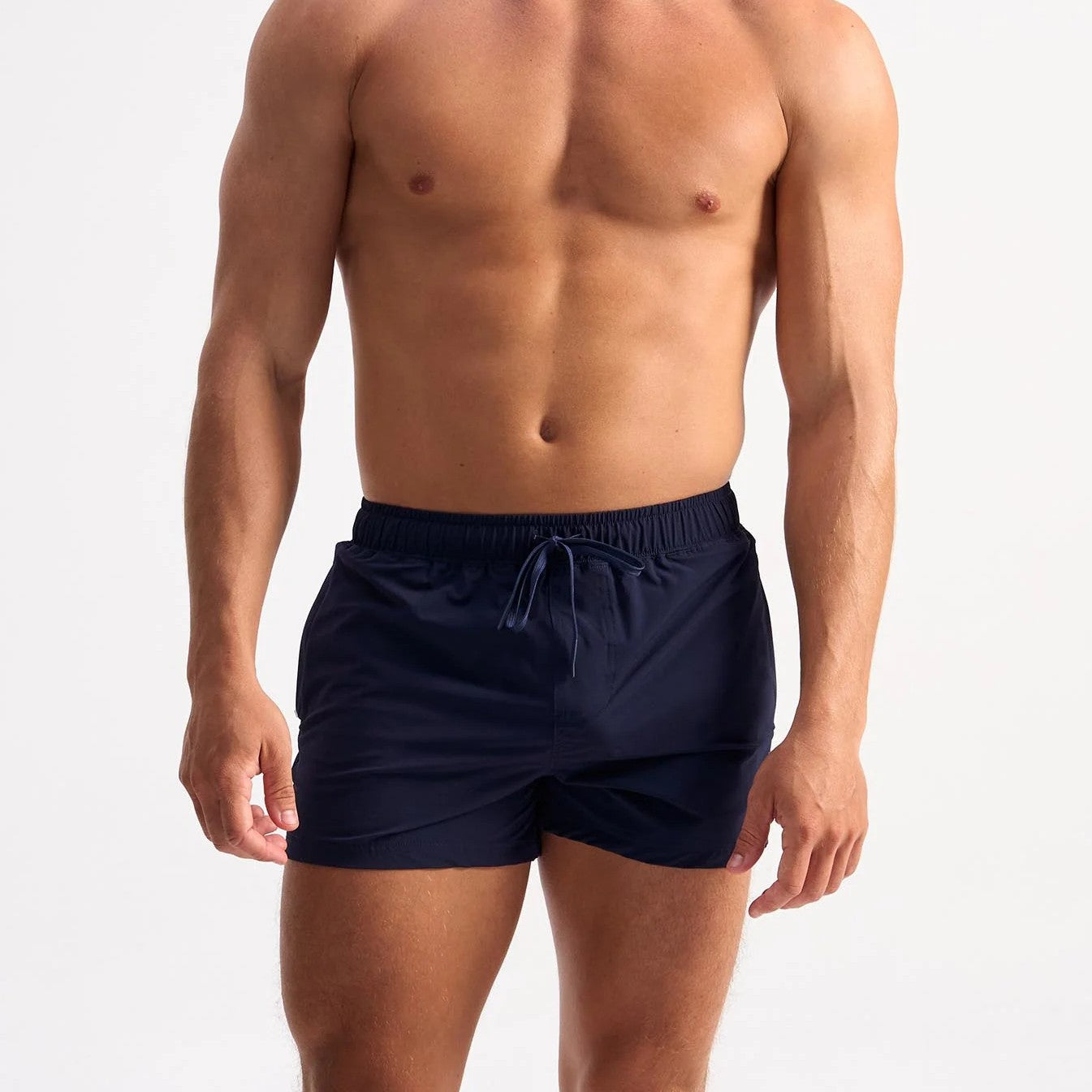 Teamm8 Bolt 3 Shorts - Navy Blue Athletic Running Shorts for Men | Lightweight Quick-Dry Workout Shorts with Pockets | Perfect for Gym, Jogging & Outdoor Sports