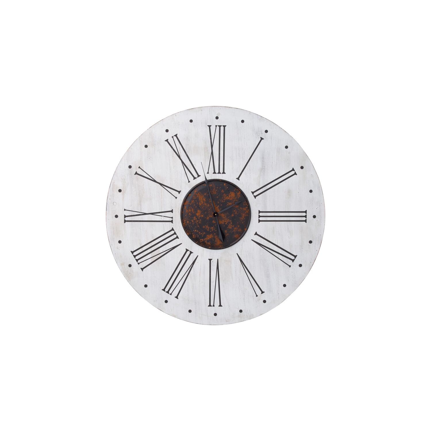 Scandinavian Style Wall Clock - Minimalist Modern Home Decor for Living Room, Bedroom & Office - Silent Non-Ticking Battery Operated Round Clock - Yosemite Home Decor Collection