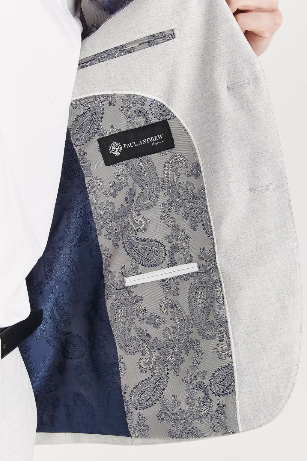 Belmont Silver Men's Three Piece Suit - Premium Formal Wear for Weddings, Business Meetings & Special Occasions