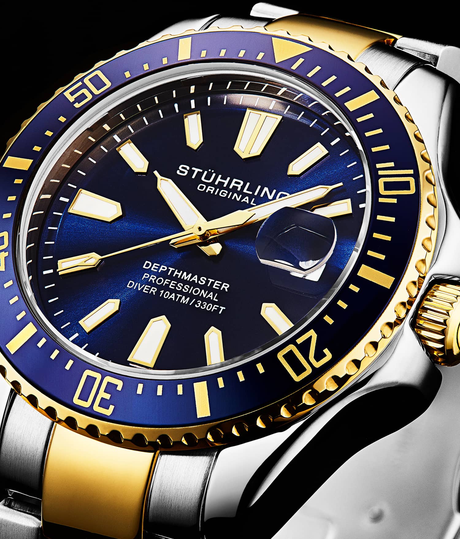 Depthmaster 3950A 42mm Quartz Diver Watch - Waterproof Luxury Dive Watch for Men - Perfect for Scuba Diving, Swimming & Outdoor Adventures