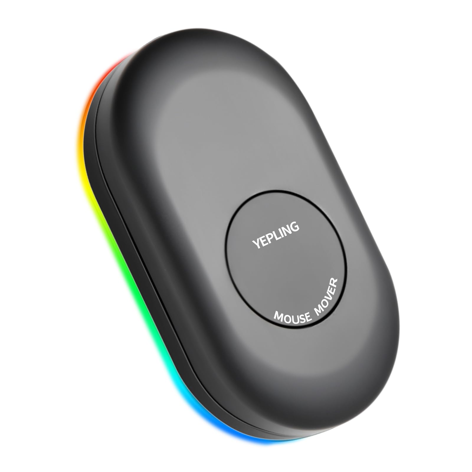 Undetectable Mouse Jiggler with RGB Lights - USB-Powered Computer Mouse Mover to Prevent Sleep Mode | Perfect for Remote Work, Online Meetings & Presentations