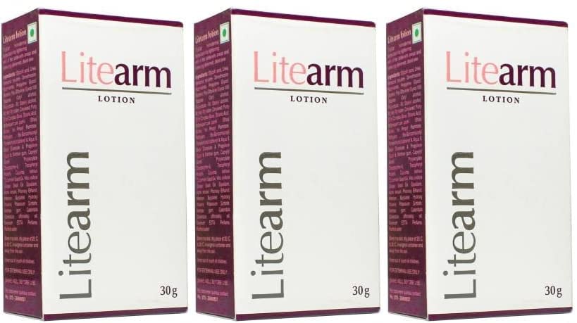 SKINSAVIOR LITEARM Moisturizing Lotion 30g (Pack of 3) - Hydrating & Nourishing Hand Cream for Dry Skin - Perfect for Daily Use at Home, Office & Travel