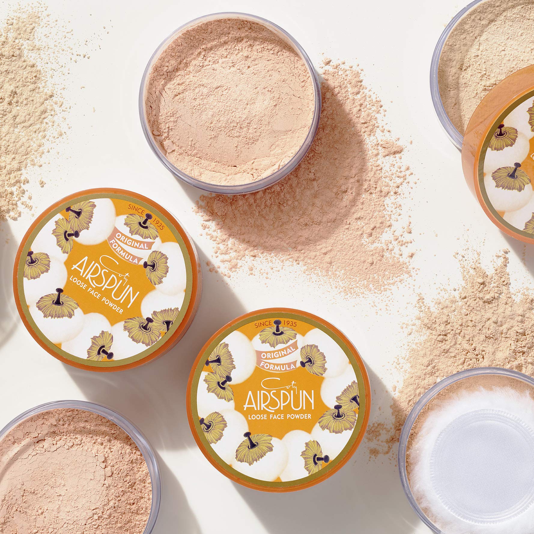 Coty Airspun Loose Face Powder - Translucent, Oil Control & Pore Minimizing, 1 Pack | Lightweight Setting Powder for Flawless Makeup Finish, Perfect for Daily Use & Photo Shoots