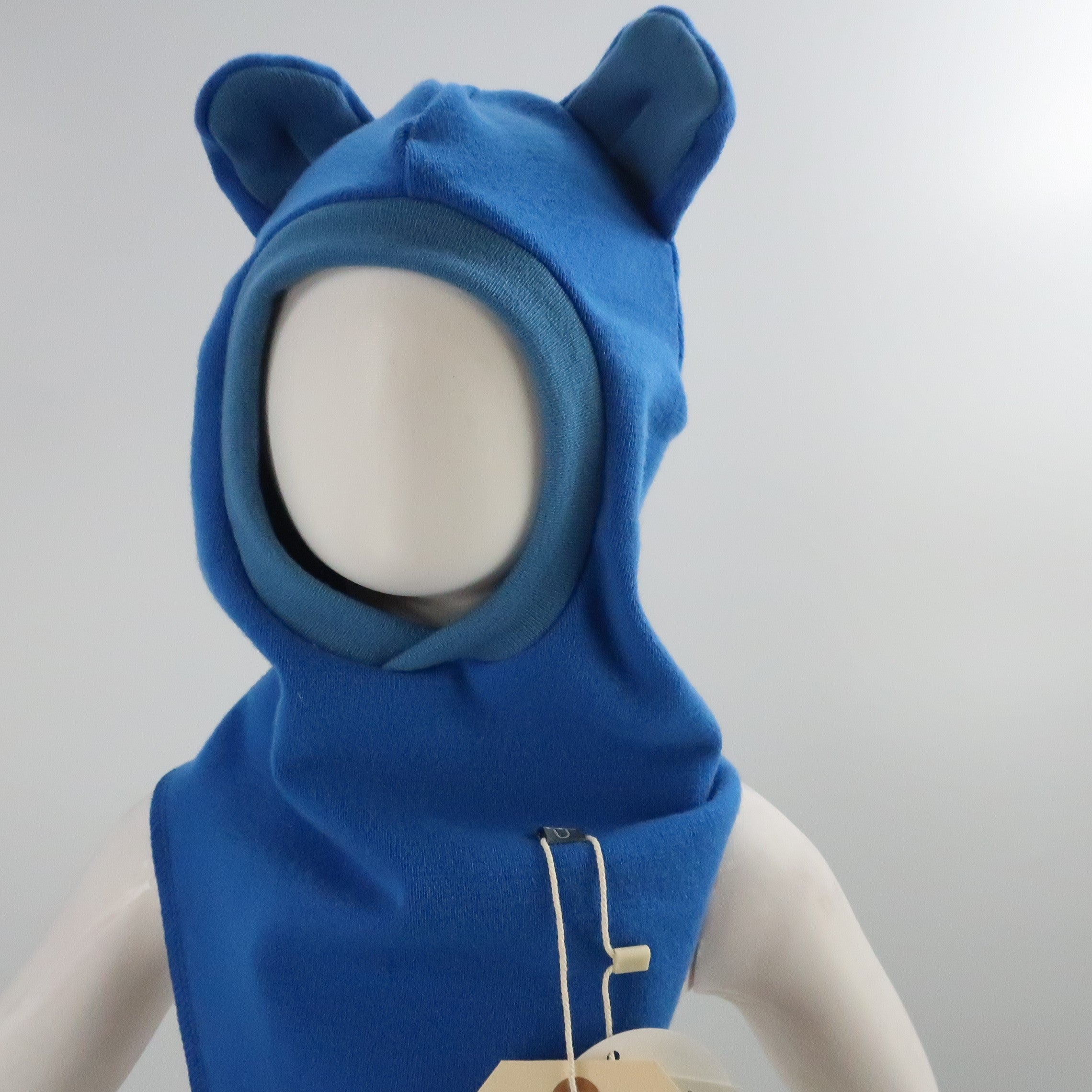 Bumby Wool Balaclava with Bear Ears - Warm Winter Face Mask for Skiing, Snowboarding & Outdoor Activities
