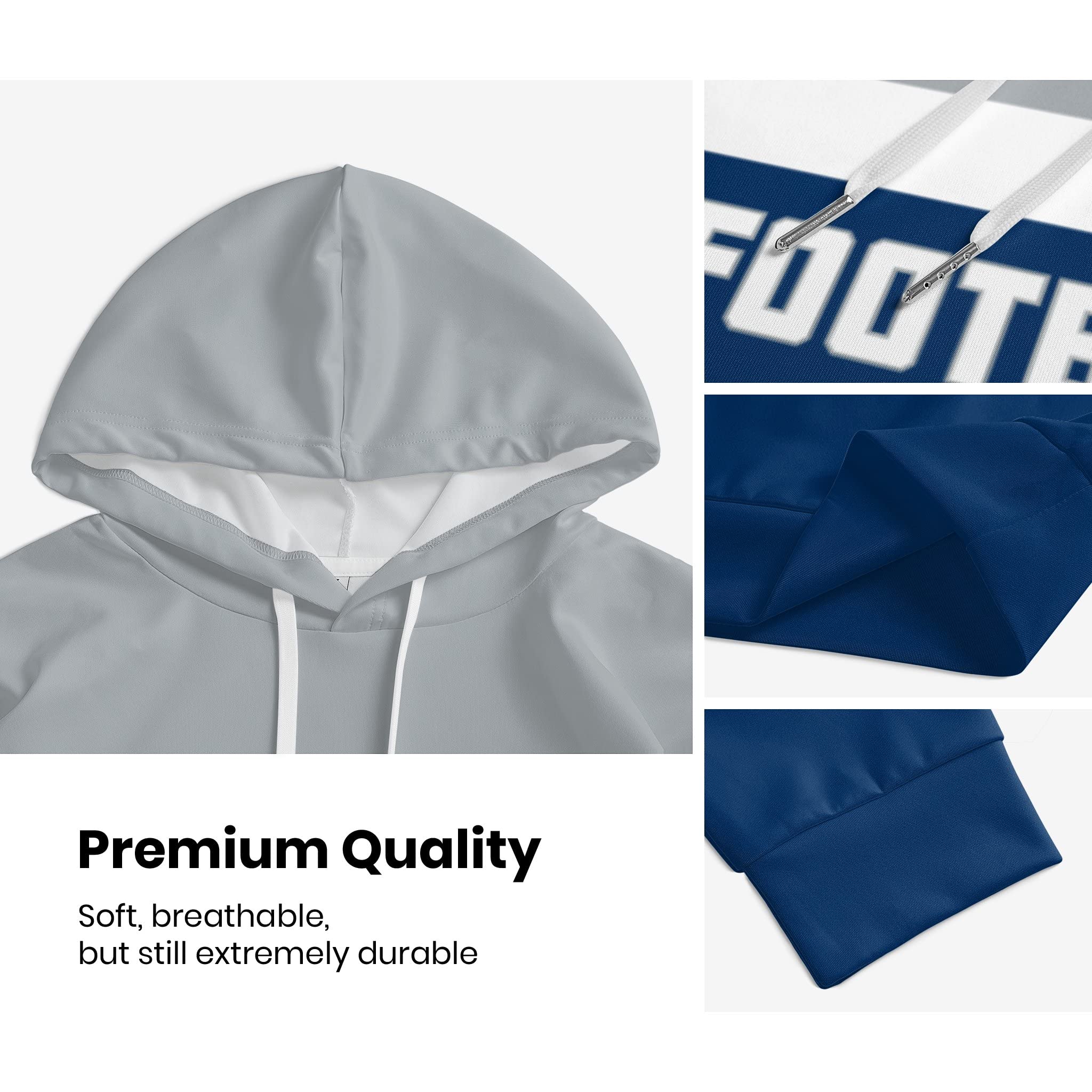 ANTKING Soft Classic Pullover Hoodie for Men & Women - Cozy Unisex Sweatshirt with Custom Design - Perfect Gift for Youth & Adults | Great for Casual Wear, Outdoor Activities & Personalized Gifting