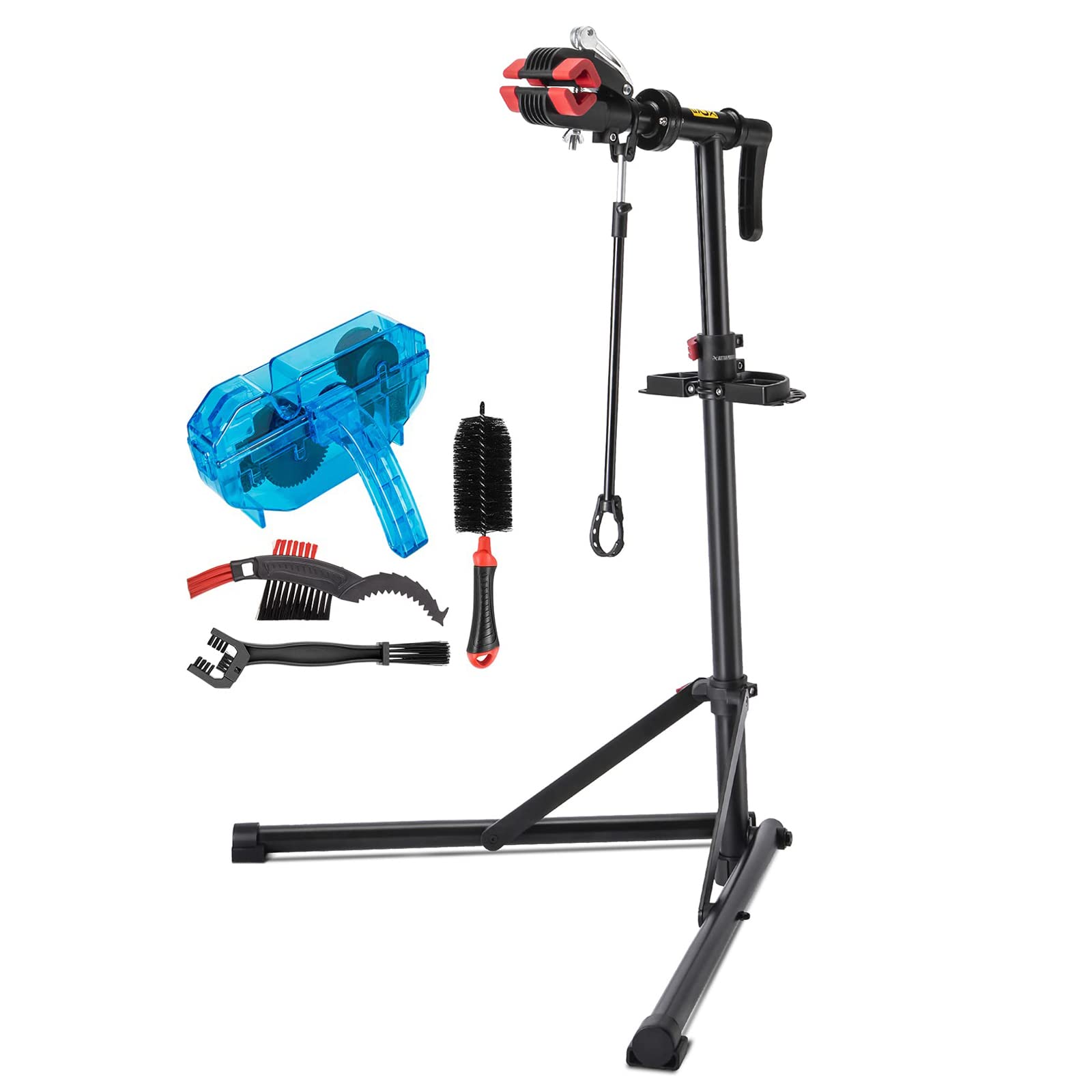 CXWXC Bike Repair Stand - Professional Bike Maintenance Stand for Mountain & Road Bikes - Adjustable Bike Workstand for Home Mechanics & Bike Shops - Perfect for Tune-Ups, Cleaning & Repairs