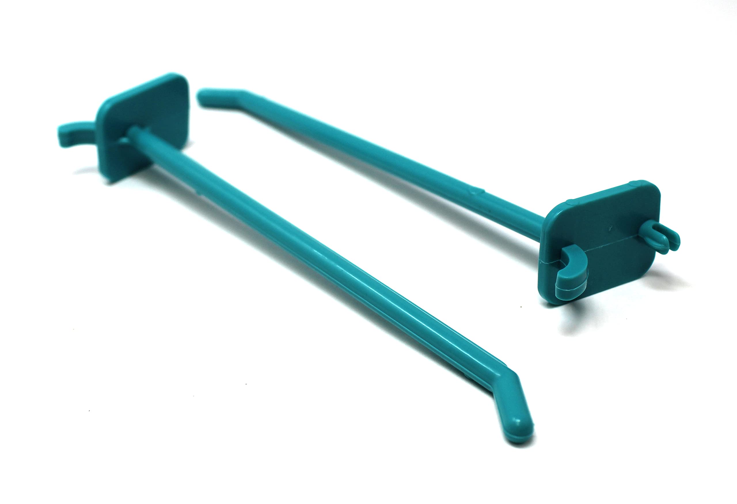 JSP Manufacturing Teal Plastic Pegboard Hooks for Garage, Tools, Storage, Jewelry & Crafts - 2