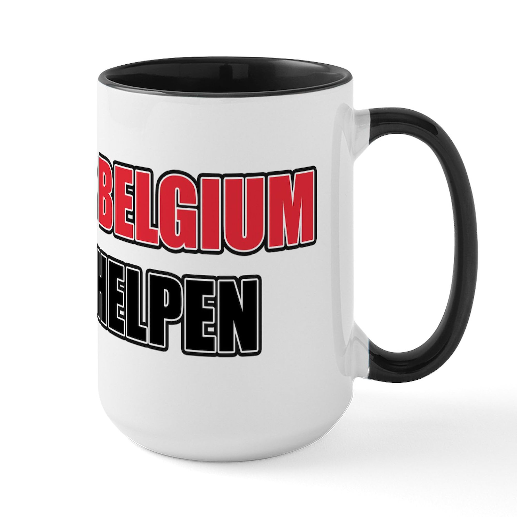 #IKWILHELPEN 15 oz (444 ml) Large Ceramic Coffee Mug - Perfect for Office, Home & Gifts