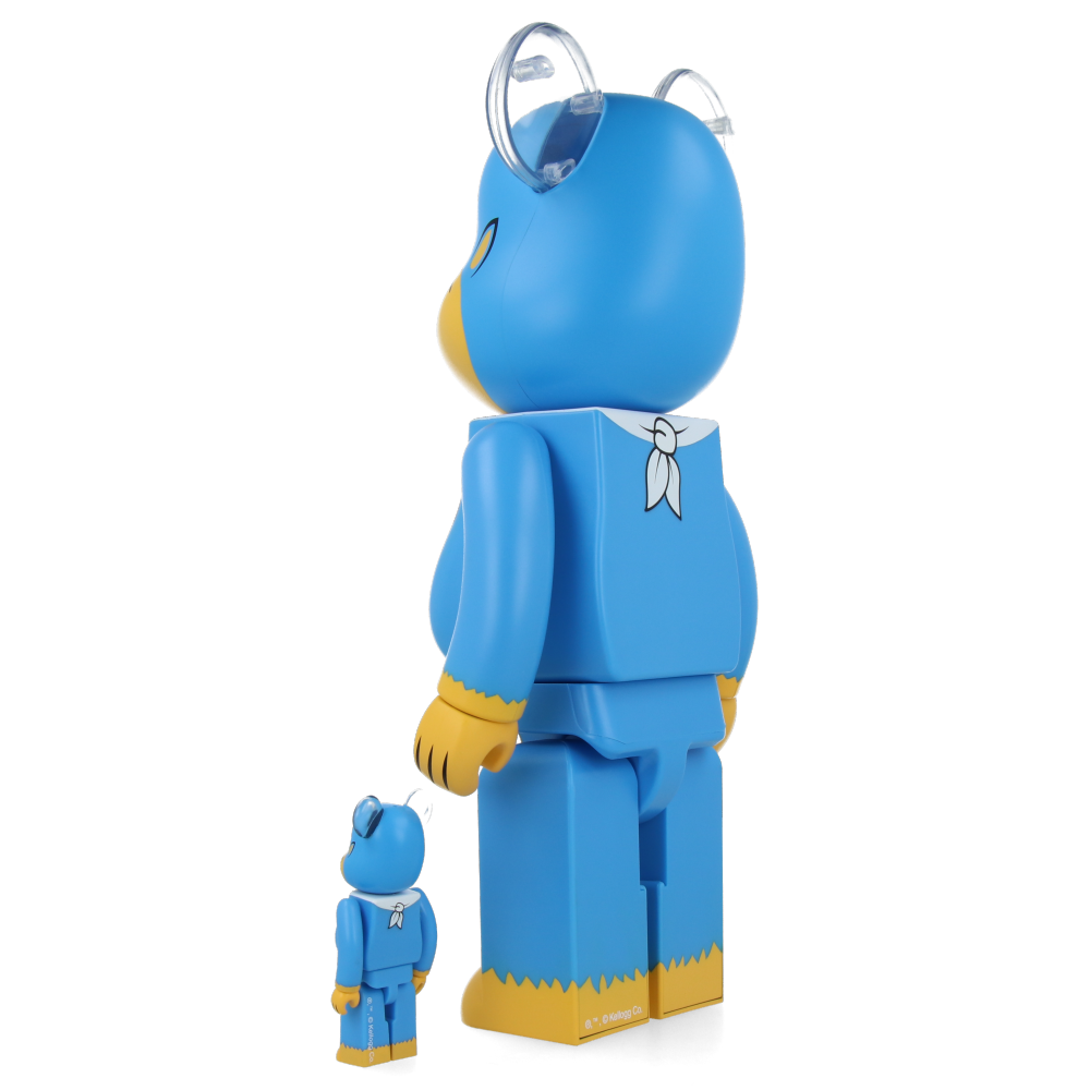 400% + 100% Bearbrick King Kombo (Kellogg's) Limited Edition Collectible Art Toy - Perfect for Display, Gift Giving, and Anime Fans Collection