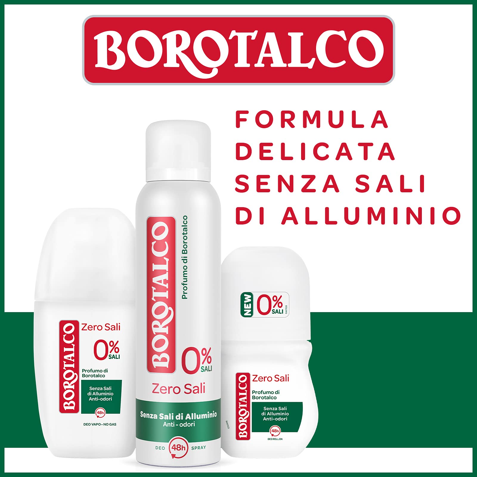 Natural Deodorant Vapo No Gas Zero Sali - 75ml Aluminum-Free & Odor Control for Men & Women - Perfect for Gym, Work & Daily Freshness