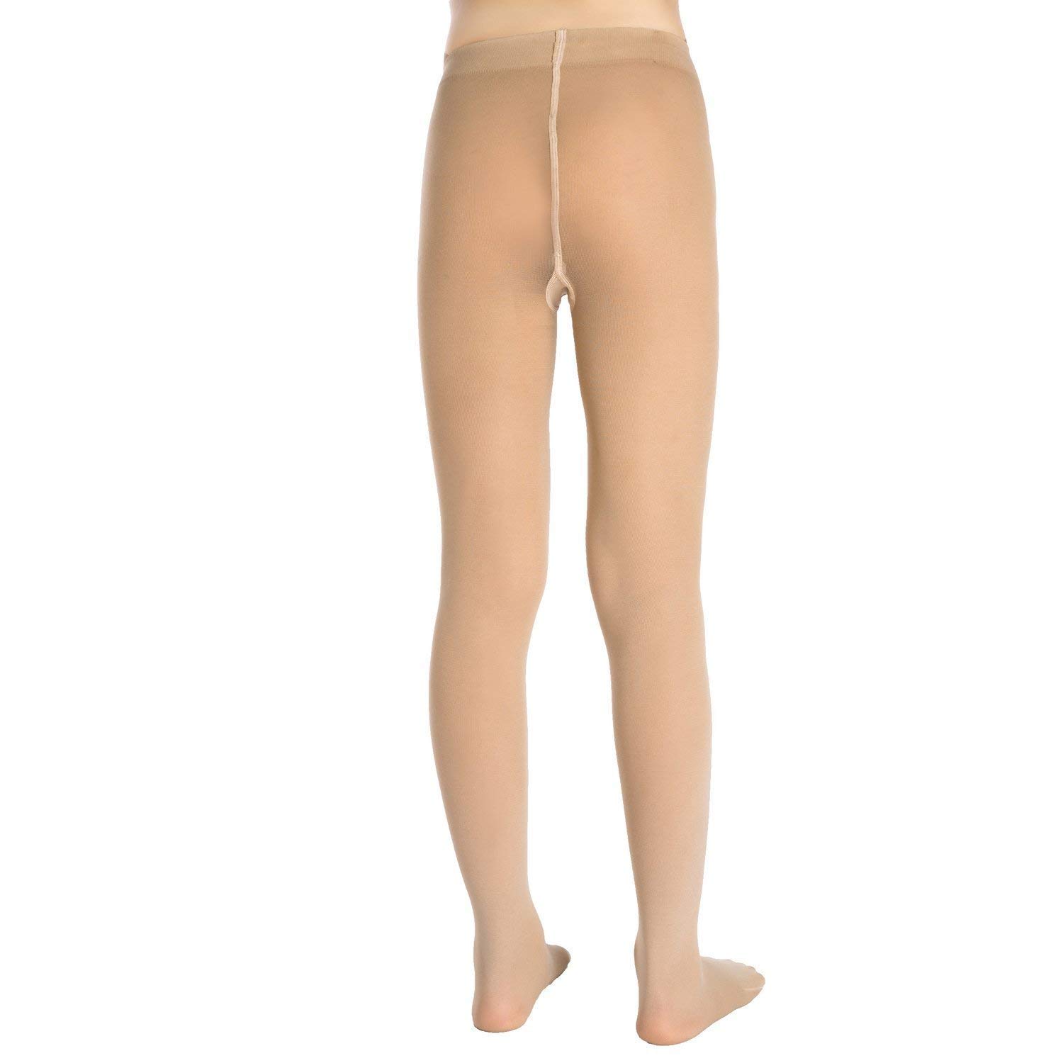 3 Pairs Ballet Tights for Girls (2-16) - Black/White/Nude for Dance & School