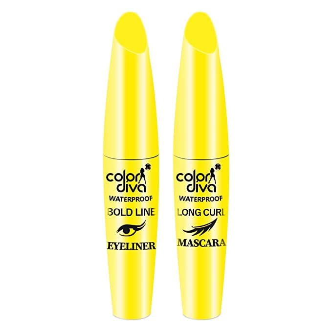 Waterproof Fiber Extension Eyeliner & Mascara Set - 10ml Each, Long-Lasting & Smudge-Proof - Perfect for Daily Makeup, Parties, and Special Occasions