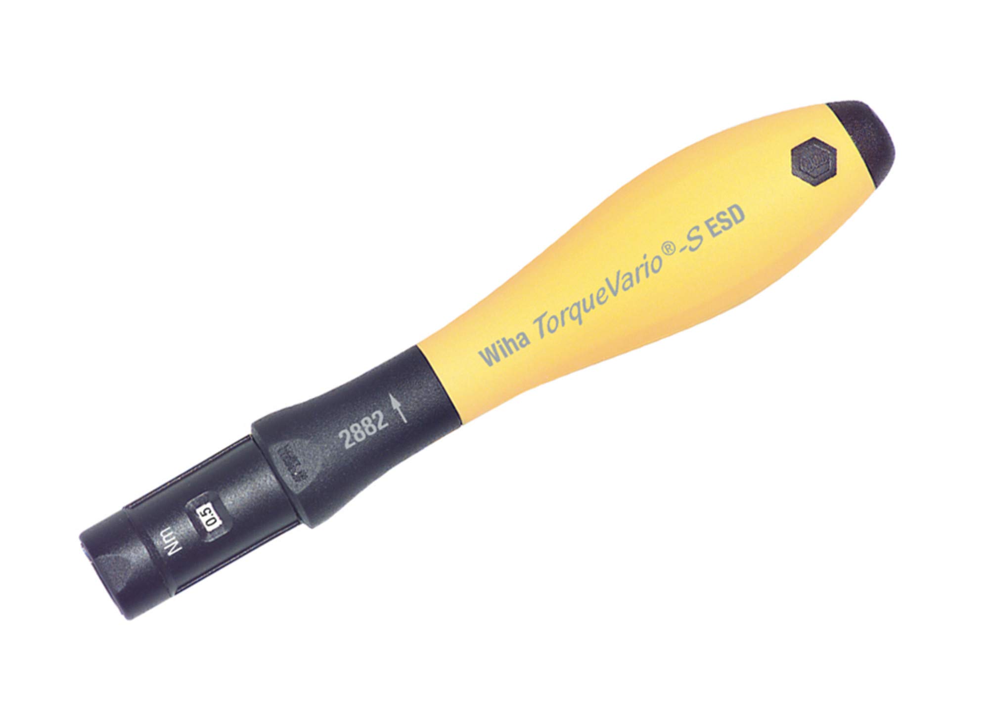 ESD Safe Adjustable Torque Screwdriver with Window Scale - Precision Torque Control for Electronics, Watch & Jewelry Repair, Industrial Assembly