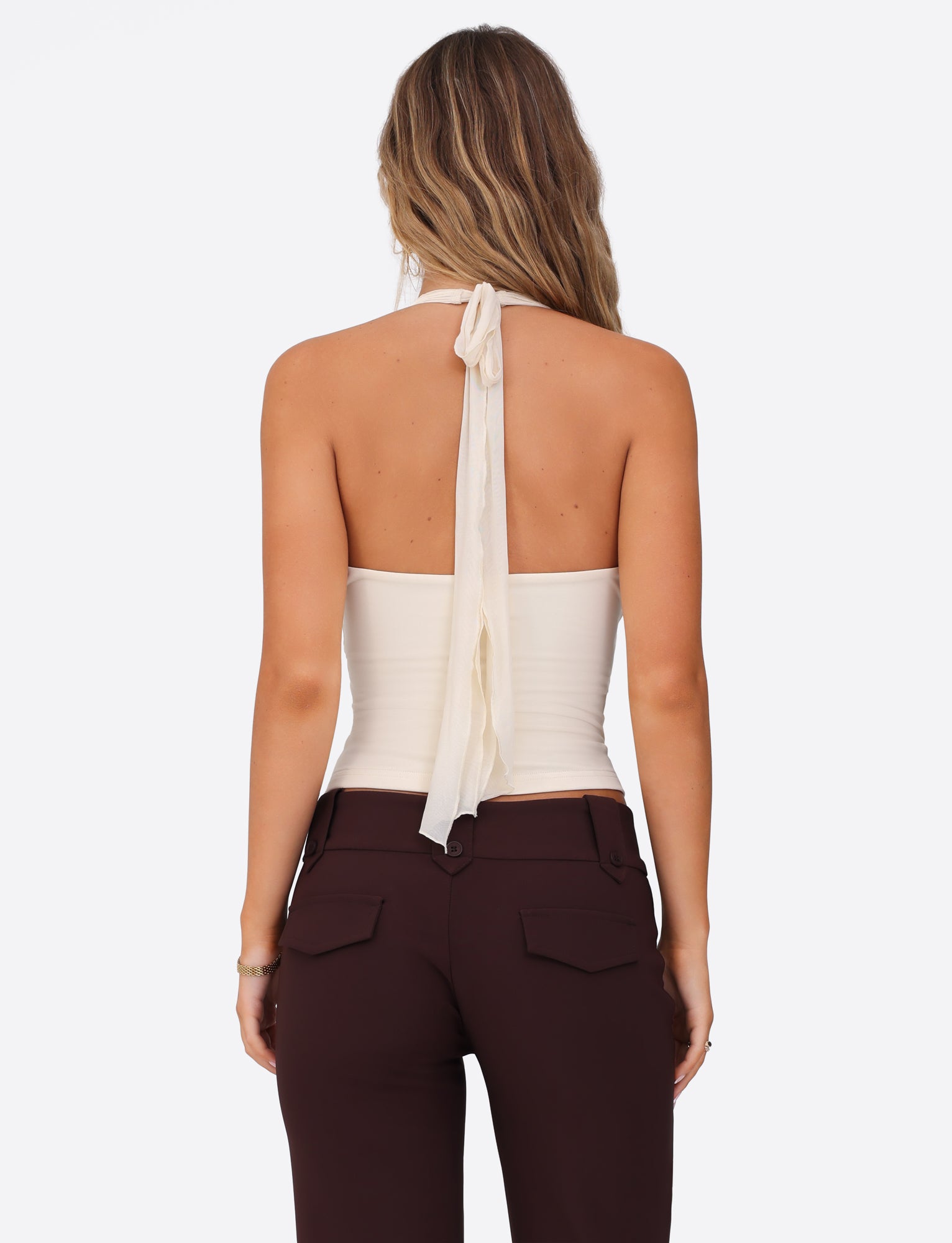 Granger Top White Cream - Stylish & Comfortable Women's Blouse for Casual Wear, Office & Date Night Outfits