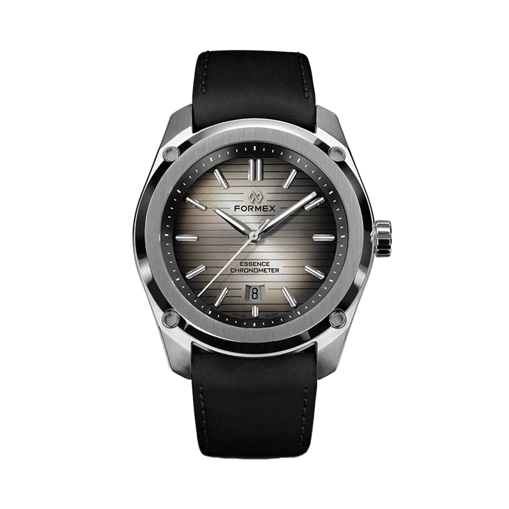 Essence Chronometer 39mm Stainless Steel Watch - Luxury Waterproof Dress Watch for Men - Perfect for Business, Formal Events & Daily Wear