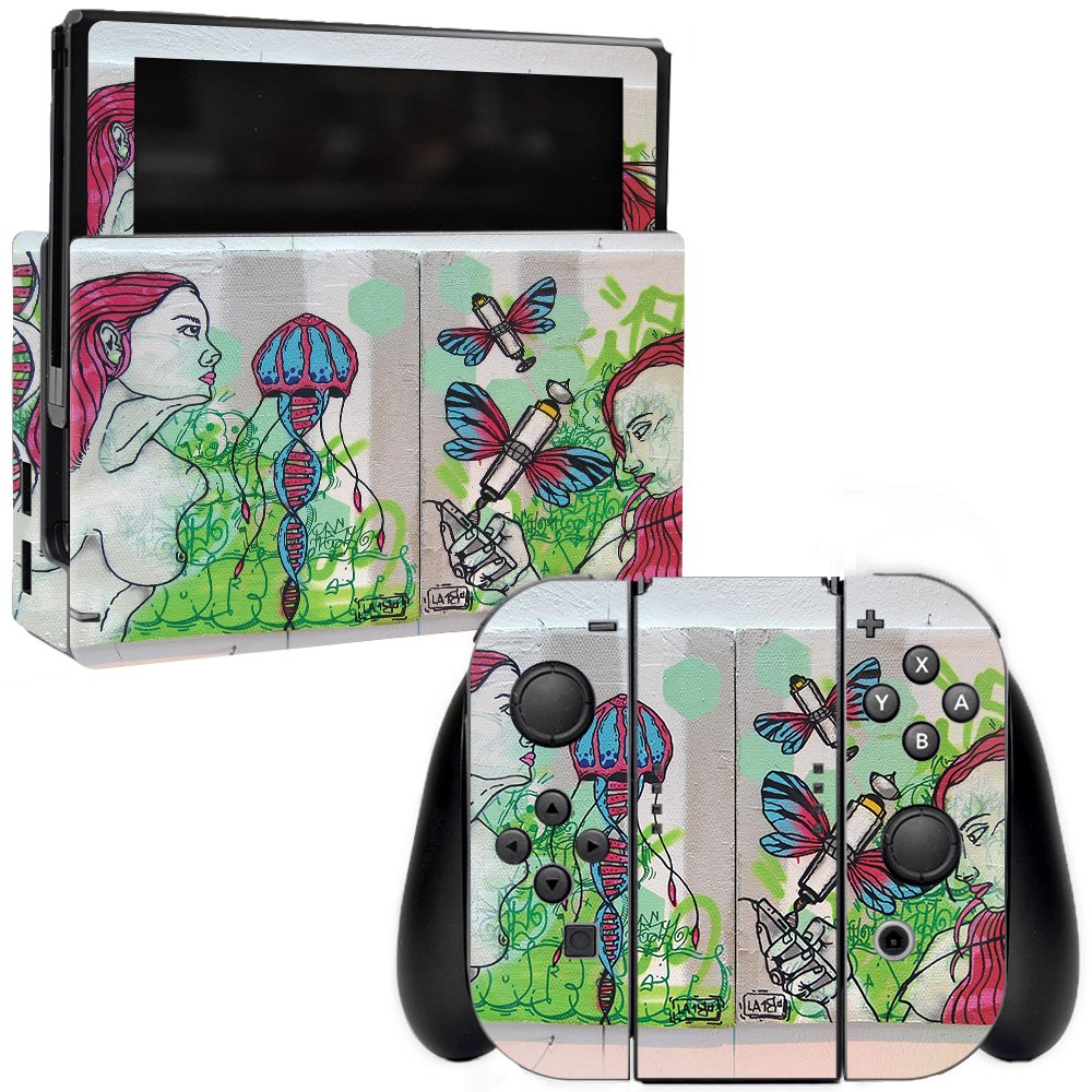 MightySkins Vinyl Decal Wrap Cover for Nintendo Switch - Modern Tech Design | Protective & Durable Skin | Easy to Apply & Remove | Made in USA | Perfect for Gaming Protection & Customization